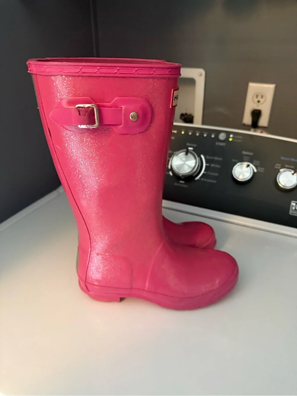 Hunter Pink Rain Boots little girls size 2